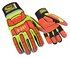 Ringers Kevlar / Flexible<br>  Thermoplastic Rubber Rope Rescue <br> Gloves Large Hi Viz Each <br> Ansell 347-10