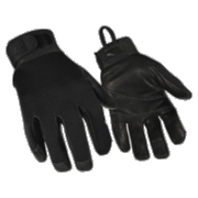 Ringers Synthetic Leather/Kevlar/Flexible <br>Thermoplastic Rubber Flame Resistance Tactical Gloves<br> Large Black , 1Pair <br> Ansell 532-10