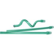 Saliva Ejector, <br>Clear Green with Green Tip, <br>Mint Scented, 105/bg, 10 bg/cs <br> Medicom 713