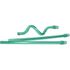 Saliva Ejector, <br>Clear Green with Green Tip, <br>Mint Scented, 105/bg, 10 bg/cs <br> Medicom 713