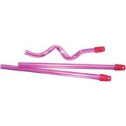 Saliva Ejector,<br> Clear Red with Red Tip, Strawberry Scented,<br> 105/bg, 10 bg/cs <br> Medicom 714