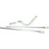 Saliva Ejector, <br>Clear, White Tip,<br> 100/bg, 10 bg/cs <br> Medicom 701