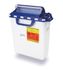 Sharp Collector, <br>Pharmaceutical, 3 Gallon, <br>Counterbalanced Door, <br> White/Blue 10/cs<br> BD 305622