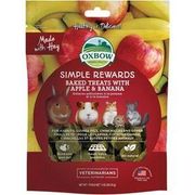 Simple Rewards Treats Apple & Banana,<br>  3 oz, 8/Pkg <br> OXBOW 104-725-060
