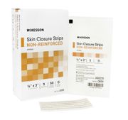 Skin Closure Strip <br>1/8 X 3 Inch<br> Non-Reinforced Strip Tan<br> 5/Pack , 50 Pack/Box <br> MC-3000 