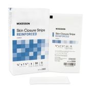 Skin Closure Strip <br> 1/4 X 1-1/2 Inch <br>Reinforced Strip White <br>6/Pack , 50Pack/Box <br> MC-3008