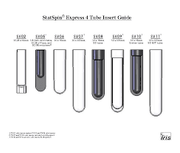 Statspin Tube Insert, <br>3 ml Tubes, 10.25 x 64 mm <br>Blood Collection Tubes, 4/bx <br> Hemocue SV02