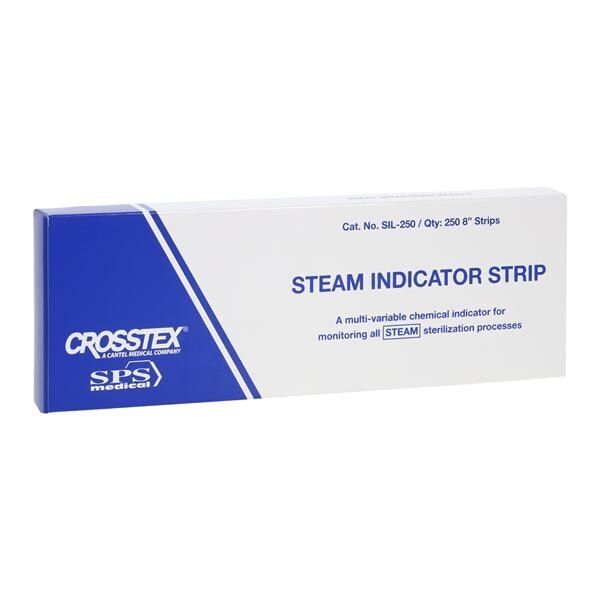 Steam Indicator Strip, Laminated, 8in, Type 4, 250/bx Crosstex SIL250L