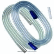 Suction Connector Tubing Gomco <br> 6 Foot Length 0.5 Inch I.D. Sterile<br> Female Connector Clear Smooth <br>OT Surface NonConductive PVC  , Each <br> Allied Health Care 01-90-3281