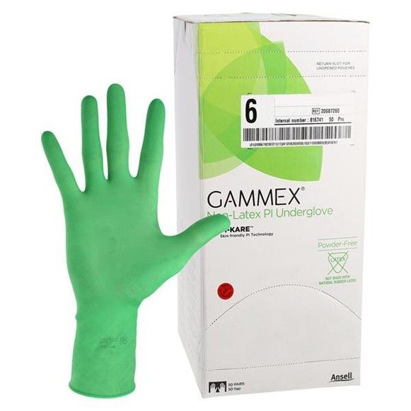 Surgical Underglove GAMMEX NonLatex PI Underglove Size 6 Sterile