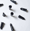 Syringe  Cap , Black , 1000/Pack <br> Air-Tite BUC 