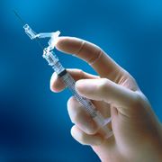 Syringe with Hypodermic Needle <br>SafetyGlide Sub-Q 1 mL 27 Gauge 5/8 Inch <br> Detachable Needle Sliding Safety Needle <br> 50/Box , 8 Box/Case <br> BD 305927 Syringe with Hypodermic Needle <br>SafetyGlide Sub-Q 1 mL 27 Gauge 5/8 Inch <br> Detachable Needle Sliding Safety Needle <br> 50/Box , 8 Box/Case <br> BD 305927