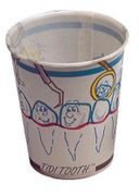 TIDI Tooth Drinking Cup <br>Paper 5 oz 500/Box, 5 BX/Case <br>Tidi 9221
