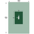 TomCat Surgical Spay and Neuter Drapes <br>Medium Spay/Neuter - 28" x 40", <br>1" x 4" Fenestration <br> ANIMAL HOSPITAL SUPPLY  10-502A