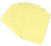 Tray Cover, Size B,<br> Ritter, 8" x 12", Yellow, <br>1000/ctn, 3 ctn/cs <br> Crosstex FBYE