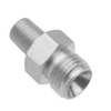 Vacuum DISS Fitting <br>  Male to 1/8in NPT Male w/ Chec<br>5/Pack <br>  Allied Healthcare 12-80-3211