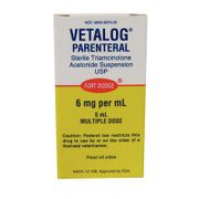 Vetalog Injectable <br> 6mg/ml , 5 ml <br>BOEHRINGER INGELHEIM 131509