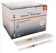 VetriJec Soft Pack 1cc Tuberculin <br> (TB) Syringe, Luer Lock , 100/Box <br> Vetone 670256