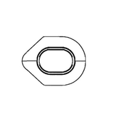 Visitec Plastic Eye Bandage <br> Sterile Oval Universal , 10/Box <br> Beaver-Visitec - 8590300