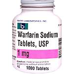 WARFARIN SODIUM 1MG <br> 1000 Tablets/pack <br> Brand Name ( COUMADIN 1MG ) <br> Teva 00555083105