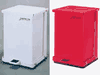 Waste Can Epoxy Steel <br>8gal Step-On Self-Closing Lid <br>Red Each <br>Detecto P-32R