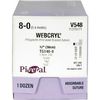  WebCryl Sutures V548 <br> Size 8-0 , 12" (TG140-8) - 12/Box <br>PATTERSON 21275171 
