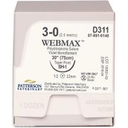  WebMax Sutures D311 <br> Size 3-0 30" (SH-1) - 12/Box <br> PATTERSON 21275287
