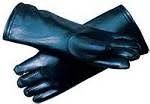 X-Ray Gloves, Navy Blue, <br> 15"  , 1 Pair <br> Burlington Medical 69303