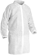 XL Poly Lab Coat <br>  Disposable , 30/Case <br> Agri-Pro 355014