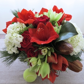 Red Christmas Bouquet Red Christmas Bouquet