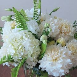 White Dahlias - Sold Out