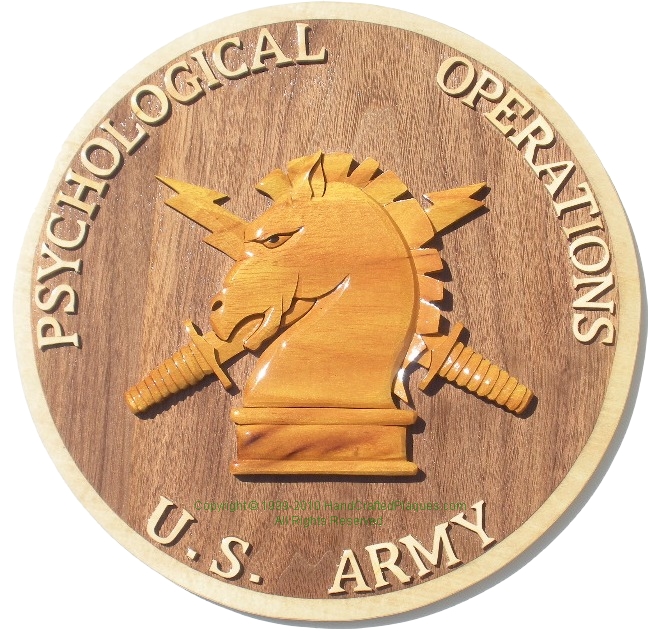 Psychological Operations Plaque PSYOPS