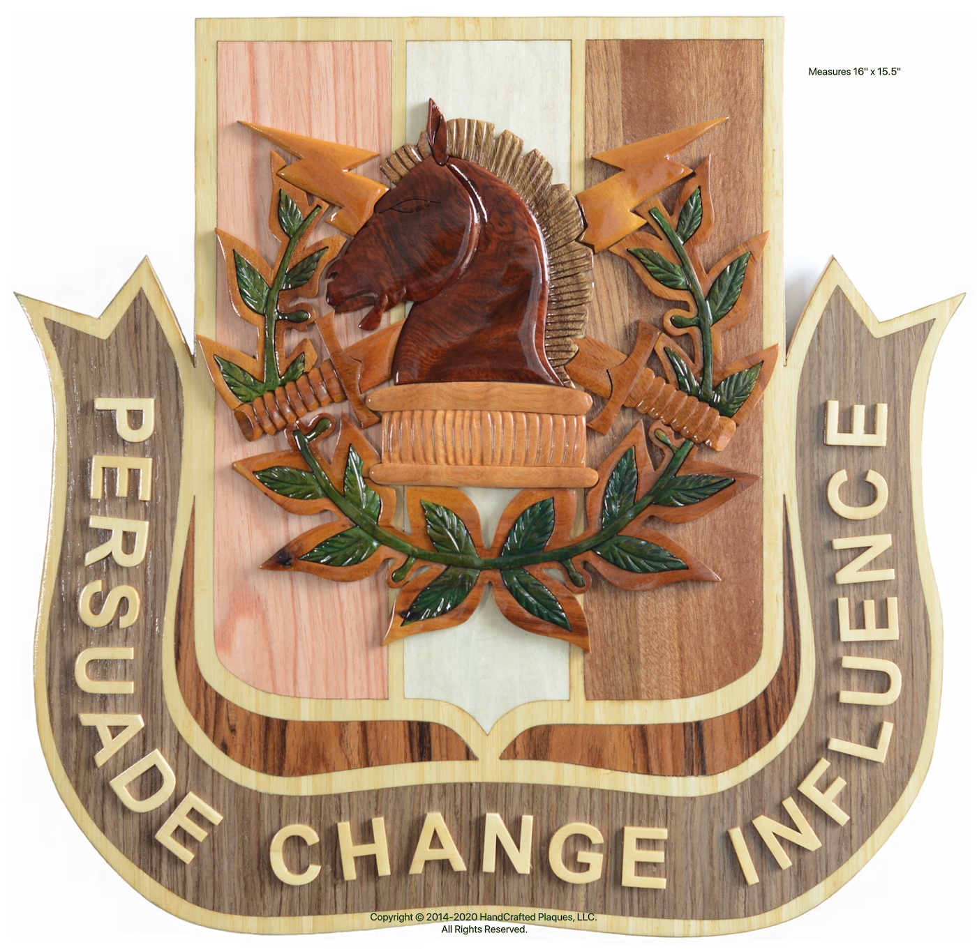 Psyops Crest Wooden Plaque