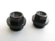 Billet top plugs for IDA&#39;s black anodize