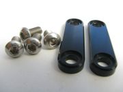Bug decklid washers black anodize