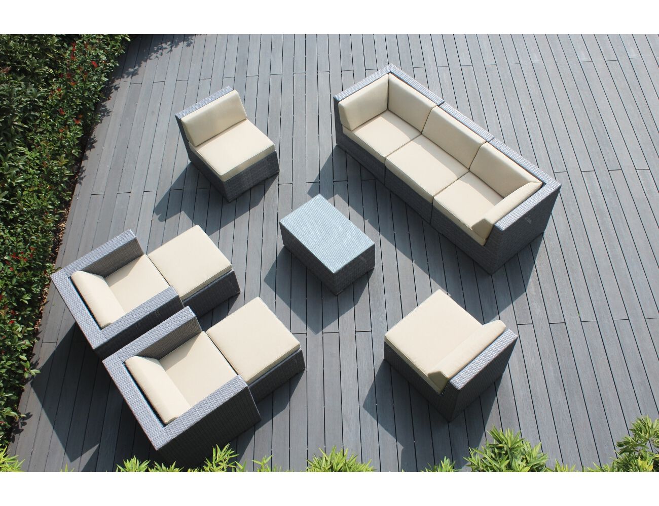 Fully Assembled Ohana Rainshield Patio furniture 10 piece