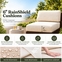 Fully Assembled 7-Piece Outdoor Patio Sectional,  Wicker Furniture Set with 6" RainShield Waterproof Cushions