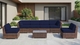 Fully Assembled 7-Piece Outdoor Patio Sectional,  Wicker Furniture Set with 6" RainShield Waterproof Cushions