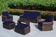 Ohana Depot 8 Piece Outdoor Patio Wicker Furniture Oversize Seating Set with High Tall Back & 6 inch Rainshield Cushions - Now at $1979
