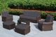 Ohana Depot 8 Piece Outdoor Patio Wicker Furniture Oversize Seating Set with High Tall Back & 6 inch Rainshield Cushions - Now at $1979