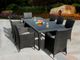 Ohana Depot 38 Piece Outdoor Patio Wicker Furniture Sofa and Dining Set