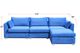 Ohana Vela 4 Piece Upholstered Modular L-Shaped Deep Seating Sectional with Ottoman