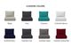 RainShield 2 Piece Outdoor Replacement Cushion Set - No Water Logging Foam
