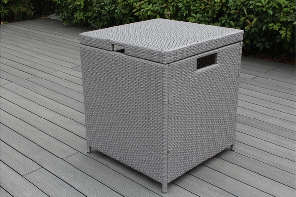 outdoor patio pillow storage