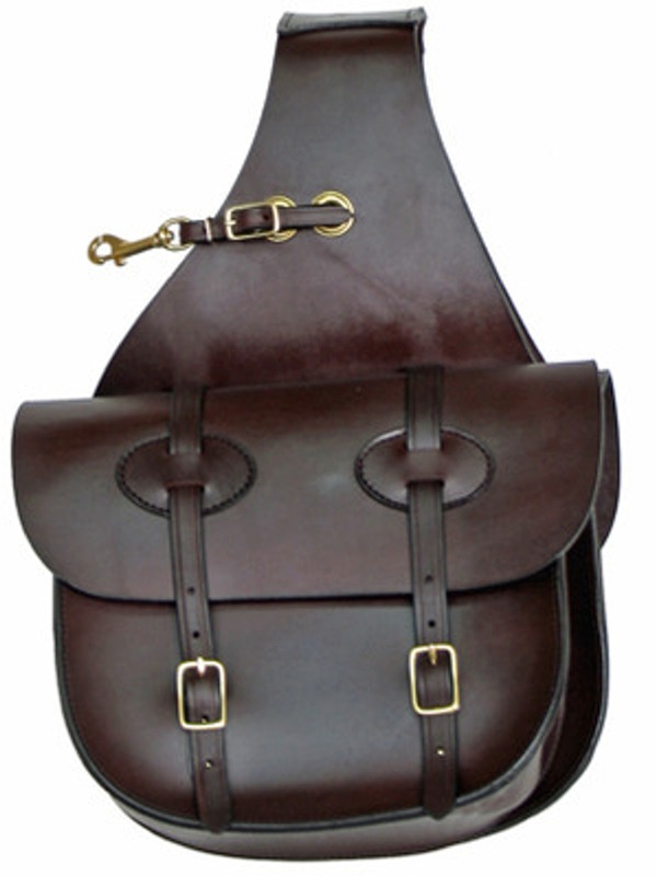 Tucker Traditional Leather Saddle Bag 123