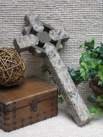 Celtic Wall Cross- Gray and Taupe 