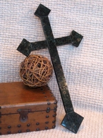 Granite Wall Cross - Dark Green and Black - Medium Size 