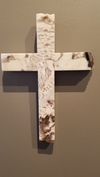 Granite Wall Cross -  White, Taupe, Gray, Broken Top and Bottom 
