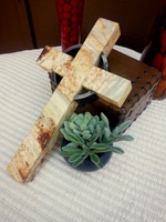 Granite Wall Cross With Metal Celtic Ring