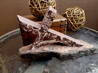 Leaning Cross - Vesicular Rhyolite on Basalt Base